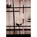 Fink Living Teelichthalter, 5-flammig PALADIN - silberfarben - H.70cm x B.11cm