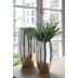 Fink Living Vase Africa - silber - H. 28cm x B. 14cm x D. 14cm