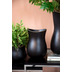 Fink Living Vase Opera - schwarz - H. 38cm x B. 16cm x D. 16cm