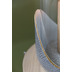 Fink Living Windlicht mit GlasONDA - braun, wei - H.29cm x D.24cm