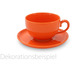 Friesland Kaffe- Obertasse, Happymix, Friesland, 0,24l Orange