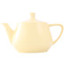 Friesland Teekanne 0,85l Pastellgelb Utah Teapot Porzellan