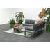 Garden Impressions Adelaide Loungeset 4-teilig carbon black/ mystic grey