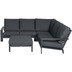 Garden Impressions Lincoln lounge set 4-teilig carbon black/ reflex black