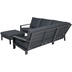 Garden Impressions Lincoln lounge set 4-teilig carbon black/ reflex black