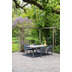 Garden Impressions Gartenmöbelset, 2x Catania Stuhl, Ragussa Tisch, Modena Bank, 4 tlg für 5 Personen