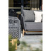 Garden Impressions Gartensofa Kingstown Loungeset aus Seil light teaklook/ merino black