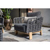 Garden Impressions Gartensofa Kingstown Loungeset aus Seil light teaklook/ merino black