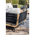 Garden Impressions Lima Loungeset 5-tlg teak look/rope schwarz/mer.sand