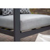 Garden Impressions Sergio L/D Sofa Set 4-tlg carbon schwarz/ hell grau