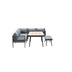 Garden Impressions Gartenlounge Teramon Eckset links aus Seil, mystic grey