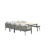 Garden Impressions Gartenlounge Teramon Eck-Set, Seil taupe/desert sand