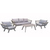 Garden Pleasure Lounge-Gruppe AROA, 4-tlg, 3-Sitzer Sofa