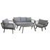 Garden Pleasure Lounge-Gruppe ELIA, 4-tlg, 3-Sitzer Sofa