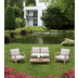 Garden Pleasure Lounge-Set SAN MATEO, 4-teilig, inkl. Kissen