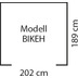 Globel Fahrradgarage, Fahrradoase \"Family\" - Bike locker 6x6 (4 bikes)