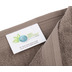 Gzze UNI Frottier aus 100 % recycelten Materialien taupe Handtuch 50 x 100 cm