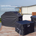 Grasekamp Black Premium Hollywoodschaukelhülle  210x145x145cm / swing cover /  atmungsaktiv / breathable Schwarz