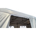 Grasekamp Faltpavillon Modena 3x6m grau inkl.  Seitenteile - extra starkes Gestell grau