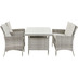 Greemotion 4 Pers. Essgruppe Dining Set Parma, Polyrattan