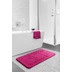 GRUND FEELING Badteppich Pink 50 x 60 cm WC-Vorleger ohne Ausschnitt