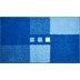 GRUND MERKUR Badteppich Blau 50 x 60 cm WC-Vorleger mit Ausschnitt