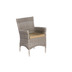 Hertie Garten 13tlg. Set Teneriffa, 6x Sessel inkl. Sitzkissen, 1 Tisch, 160 x 90 cm, aufliegende Glasplatte, grau-beige