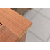 Hertie Garten 9tlg. Toskana Set, 4 Toskana Sessel inkl. Kissen, Aluminiumgestell mit Kunststoffgeflecht und Akazienbeinen, 1 Tisch, 185 x 90 cm, grau