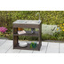 Hertie Garten Gartenspltisch mit Sideboard Kunststoffgeflecht