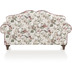 Hertie Luzia Couch 2-Sitzer, Webstoff, Blume