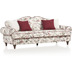 Hertie Luzia Couch 3,5-Sitzer, Webstoff, Blume