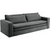Hertie PIAGGE Couch mit Bettfunktion Stoff POSO 60 (Anthrazit), Cordstoff