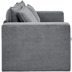 Hertie Piagge Couch, Cordstoff, Anthrazit