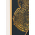 Hollnder Bild BIBIANA Bilddruck auf Papier blaugrn-gold-orange