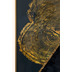 Hollnder Bild BIBIANA Bilddruck auf Papier blaugrn-gold-orange
