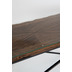 Hollnder Konsole SALINA Tischplatte aus Altholz (Sleeper Wood) natur