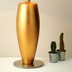 Holländer Tischleuchte 1-flg. OMEGA SOTTILE GRANDE Keramik blattvergoldet - Schirm gold handgewischt