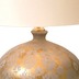 Hollnder Tischleuchte 1-flg. VASO BAROCCO Keramik gold-silber H45 cm