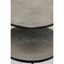 Hollnder Tischset 2-tlg. COMPLICE Aluminium silber