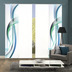 Home Wohnideen 4er Set Schiebewand Deko Digitaldruck Fala Blau Grn 245x60 cm
