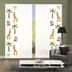 Home Wohnideen 4er Set Schiebewand Deko Digitaldruck Girabo Multicolor 245x60 cm
