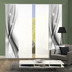 Home Wohnideen 4er Set Schiebewand Deko Digitaldruck Gliwe Grau 245x60 cm