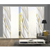 Home Wohnideen 5er Set Schiebewand Deko Digitaldruck Guldo Gold 245x60 cm