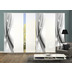 Home Wohnideen 6er Set Schiebewand Deko Digitaldruck Gliwe Grau 245x60 cm