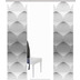 Home Wohnideen BENARIS 3er SET Schiebevorhang aus Dekostoff digitalbedruckt grau 245x60 cm