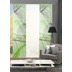Home Wohnideen BLATTARI 3er SET Schiebevorhang aus Dekostoff digitalbedruckt grn 245x60 cm