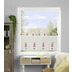 Home Wohnideen ELG Schlaufencafehaus aus Voile, bestickt und appliziert rot 45x120 cm