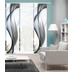 Home Wohnideen FIELDS 3er SET Schiebevorhang aus Dekostoff digitalbedruckt grau 245x60 cm