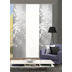 Home Wohnideen FLOCKE 3er SET Schiebevorhang aus Dekostoff digitalbedruckt grau 245x60 cm