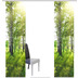 Home Wohnideen GALWAY 3er SET Schiebevorhang aus Dekostoff digitalbedruckt grn 245x60 cm